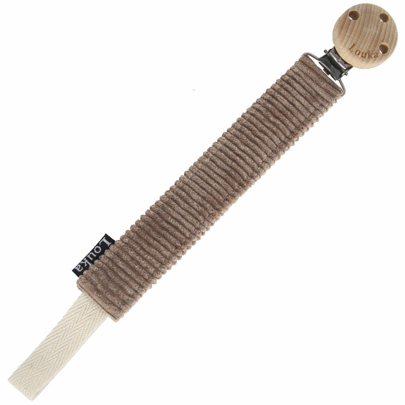 Louka speenkoord rib bruin